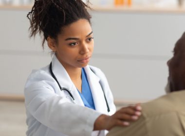 doctor talking with a patient